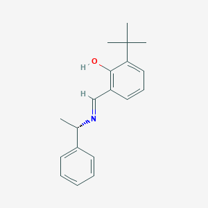 2-tert-Butyl-6-({[(1S)-1-phenylethyl]amino}methylidene)cyclohexa-2,4-dien-1-one