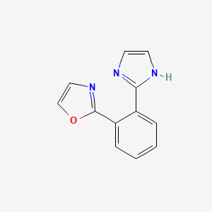 Oxazole, 2-[2-(1H-imidazol-2-yl)phenyl]-