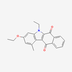 3-Ethoxy-5-ethyl-1-methyl-5H-benzo[b]carbazole-6,11-dione