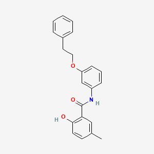 2-Hydroxy-5-methyl-N-[3-(2-phenylethoxy)phenyl]benzamide