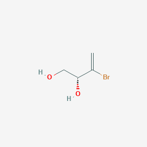 3-Butene-1,2-diol, 3-bromo-, (2R)-