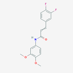 3-(3,4-Difluorophenyl)-N-(3,4-dimethoxyphenyl)prop-2-enamide