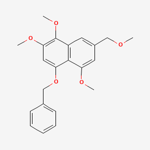 4-(Benzyloxy)-1,2,5-trimethoxy-7-(methoxymethyl)naphthalene