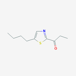 1-(5-Butyl-1,3-thiazol-2-yl)propan-1-one