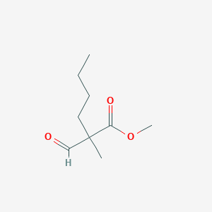 Methyl 2-formyl-2-methylhexanoate