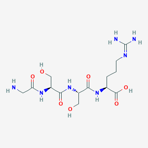 Glycyl-L-seryl-L-seryl-N~5~-(diaminomethylidene)-L-ornithine