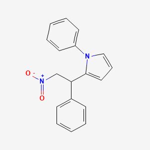 1H-Pyrrole, 2-(2-nitro-1-phenylethyl)-1-phenyl-