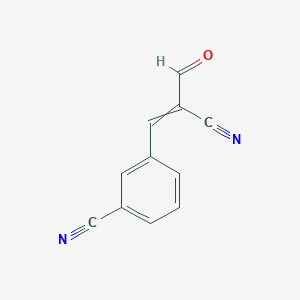 3-(2-Cyano-3-oxoprop-1-en-1-yl)benzonitrile