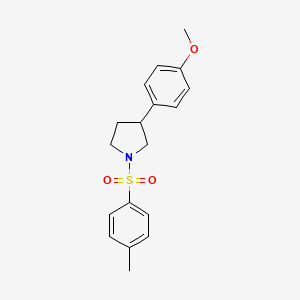 Pyrrolidine, 3-(4-methoxyphenyl)-1-[(4-methylphenyl)sulfonyl]-