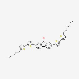 2,7-Bis(5'-hexyl[2,2'-bithiophen]-5-yl)-9H-fluoren-9-one