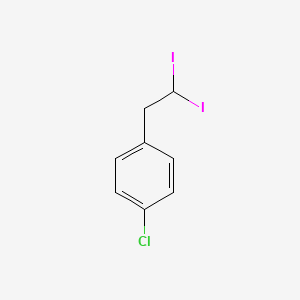 1-Chloro-4-(2,2-diiodoethyl)benzene