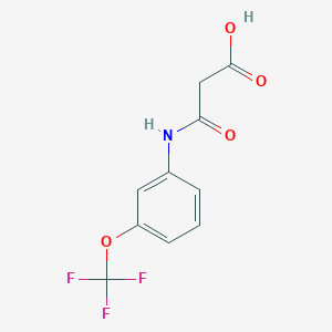 3-Oxo-3-[3-(trifluoromethoxy)anilino]propanoic acid