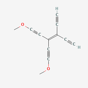 molecular formula C12H8O2 B14224779 4-Ethynyl-1-methoxy-3-(methoxyethynyl)hex-3-ene-1,5-diyne CAS No. 823813-86-1