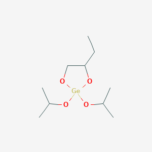 molecular formula C10H22GeO4 B14224784 4-Ethyl-2,2-bis[(propan-2-yl)oxy]-1,3,2-dioxagermolane CAS No. 823180-73-0