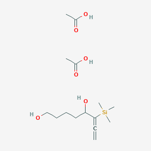 molecular formula C15H30O6Si B14224826 CID 71379611 CAS No. 645615-17-4