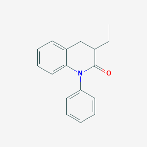 molecular formula C17H17NO B14224844 3-Ethyl-1-phenyl-3,4-dihydro-1H-quinolin-2-one CAS No. 792122-63-5