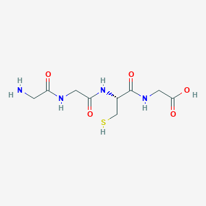 molecular formula C9H16N4O5S B14224869 Glycylglycyl-L-cysteinylglycine CAS No. 583819-52-7