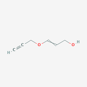 molecular formula C6H8O2 B14224888 3-[(Prop-2-yn-1-yl)oxy]prop-2-en-1-ol CAS No. 675582-98-6