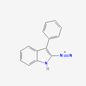 3-Phenyl-1H-indole-2-diazonium