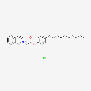 2-[2-(4-Decylphenoxy)-2-oxoethyl]isoquinolin-2-ium chloride