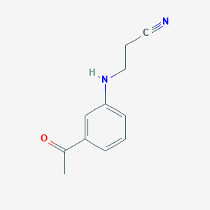 Propanenitrile, 3-[(3-acetylphenyl)amino]-