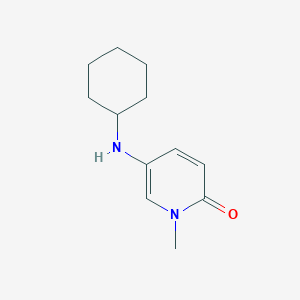 molecular formula C12H18N2O B1422520 5-(环己基氨基)-1-甲基-1,2-二氢吡啶-2-酮 CAS No. 1179758-72-5