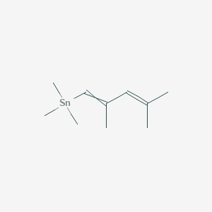 (2,4-Dimethylpenta-1,3-dien-1-yl)(trimethyl)stannane