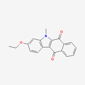 3-Ethoxy-5-methyl-5H-benzo[b]carbazole-6,11-dione