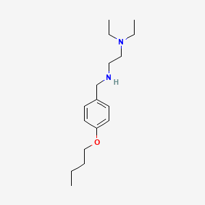 N~2~-[(4-Butoxyphenyl)methyl]-N~1~,N~1~-diethylethane-1,2-diamine