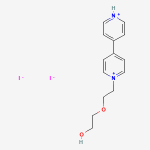 1-[2-(2-Hydroxyethoxy)ethyl]-4,4'-bipyridin-1-ium diiodide