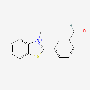 2-(3-Formylphenyl)-3-methyl-1,3-benzothiazol-3-ium