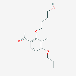 2-(4-Hydroxy-butoxy)-3-methyl-4-propoxy-benzaldehyde