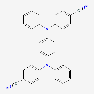 4,4'-[1,4-Phenylenebis(phenylazanediyl)]dibenzonitrile