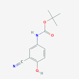 tert-Butyl (3-cyano-4-hydroxyphenyl)carbamate