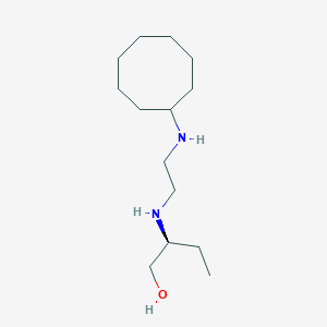 (2S)-2-[2-(cyclooctylamino)ethylamino]butan-1-ol