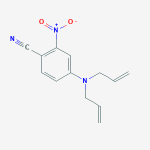 Benzonitrile, 4-(di-2-propenylamino)-2-nitro-