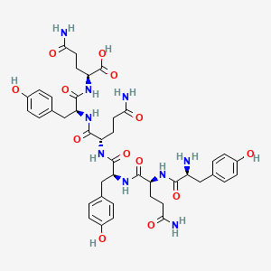 L-Tyrosyl-L-glutaminyl-L-tyrosyl-L-glutaminyl-L-tyrosyl-L-glutamine