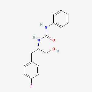 N-[(2S)-1-(4-Fluorophenyl)-3-hydroxypropan-2-yl]-N'-phenylurea