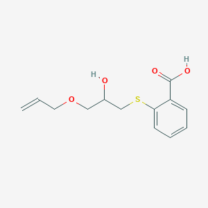 Benzoic acid, 2-[[2-hydroxy-3-(2-propenyloxy)propyl]thio]-