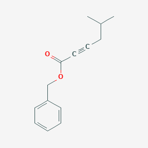 molecular formula C14H16O2 B14225475 Benzyl 5-methylhex-2-ynoate CAS No. 827574-08-3