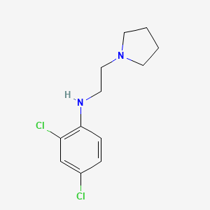 2,4-Dichloro-N-[2-(pyrrolidin-1-yl)ethyl]aniline