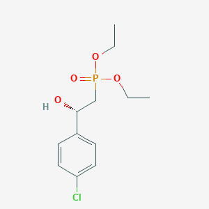 Diethyl [(2S)-2-(4-chlorophenyl)-2-hydroxyethyl]phosphonate