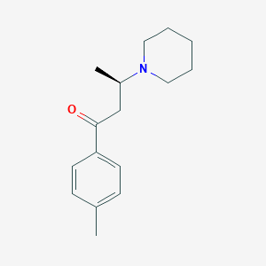 (3R)-1-(4-Methylphenyl)-3-(piperidin-1-yl)butan-1-one