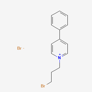 1-(3-Bromopropyl)-4-phenylpyridin-1-ium bromide