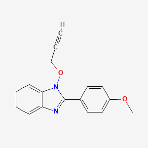 2-(4-Methoxyphenyl)-1-[(prop-2-yn-1-yl)oxy]-1H-benzimidazole