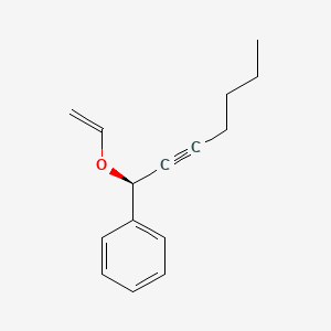 [(1R)-1-(Ethenyloxy)hept-2-yn-1-yl]benzene