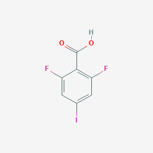 molecular formula C7H3F2IO2 B1422571 2,6-Difluoro-4-iodobenzoic acid CAS No. 1160575-07-4