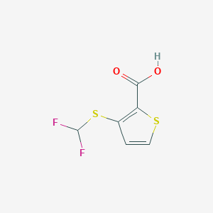 3-[(Difluoromethyl)sulfanyl]thiophene-2-carboxylic acid