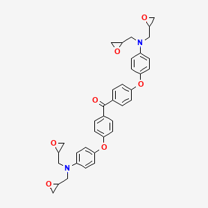 Bis[4-(4-{bis[(oxiran-2-yl)methyl]amino}phenoxy)phenyl]methanone