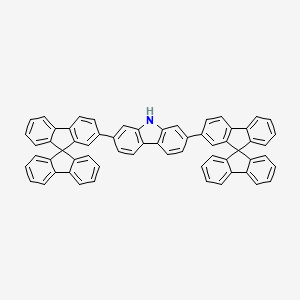 2,7-Di(9,9'-spirobi[fluoren]-2-yl)-9H-carbazole